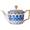 Teiera e tazza per una porzione di infuso in ceramica e con capacita dichiarata di 700 ml